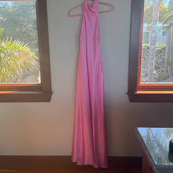 Show Me Your Mumu Lisa Maxi Dress in Pink Size Small - Picture 2 of 8